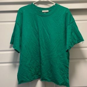 Cute Forrest green sweatshirt top